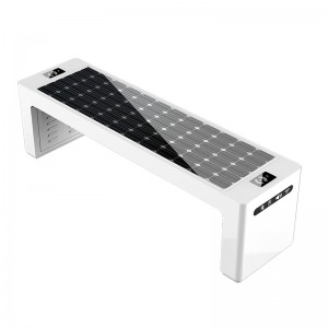 Solar Smart Park Bench with Wireless Charger and 4G Wifi Router