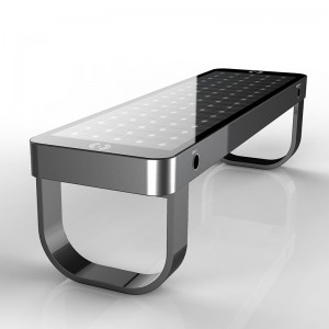 Newest Style Solar Smart Street Bench Charging Phones and Mobile Devices