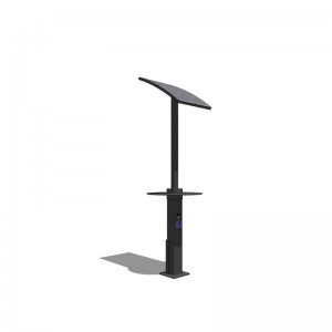 Solar Power Outdoor Intelligent Advertising Cell Phone Charging Pole Station for Mobile