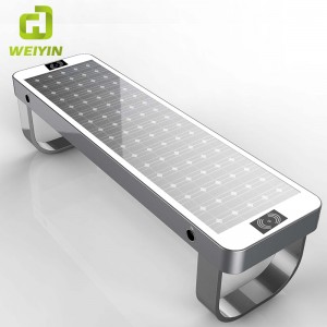 Newest Style Solar Smart City Furniture Patio Bench for Charging Phones