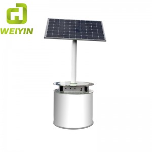 New Style Outdoor Solar Power Cell Phone Charging Station for Smart City