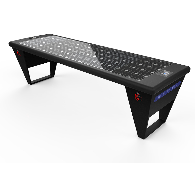 High Quality Material Maintenance Free Multi-function Solar Bench
