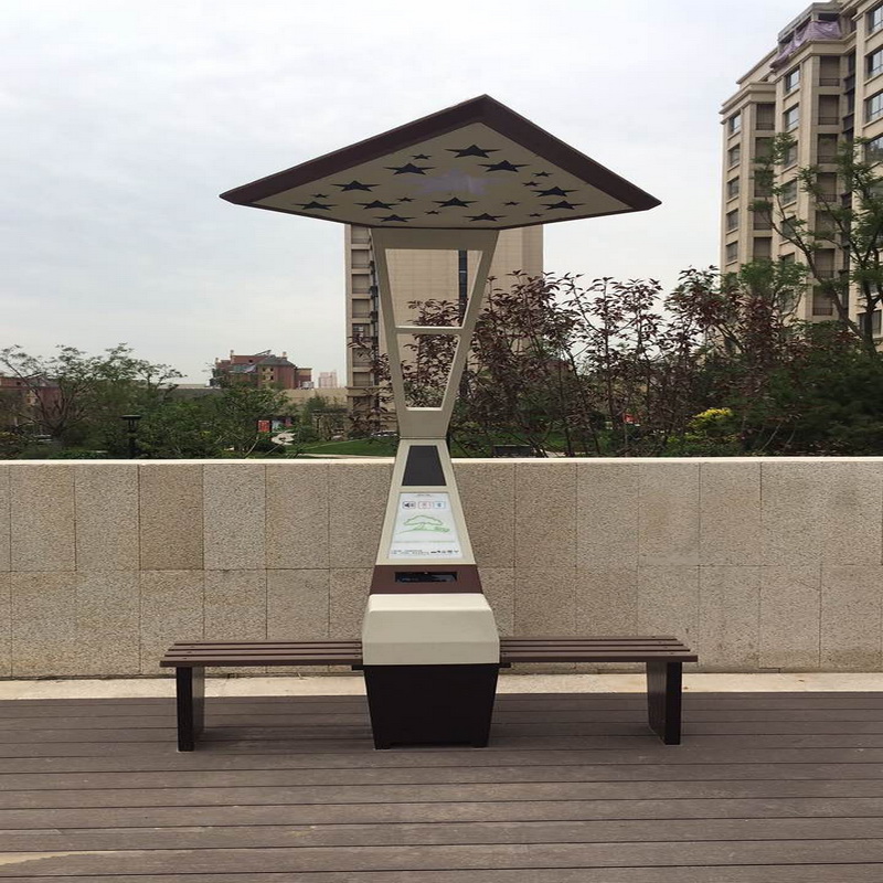 USB Charging Smart Wifi Newest Design Outdoor Garden Bench